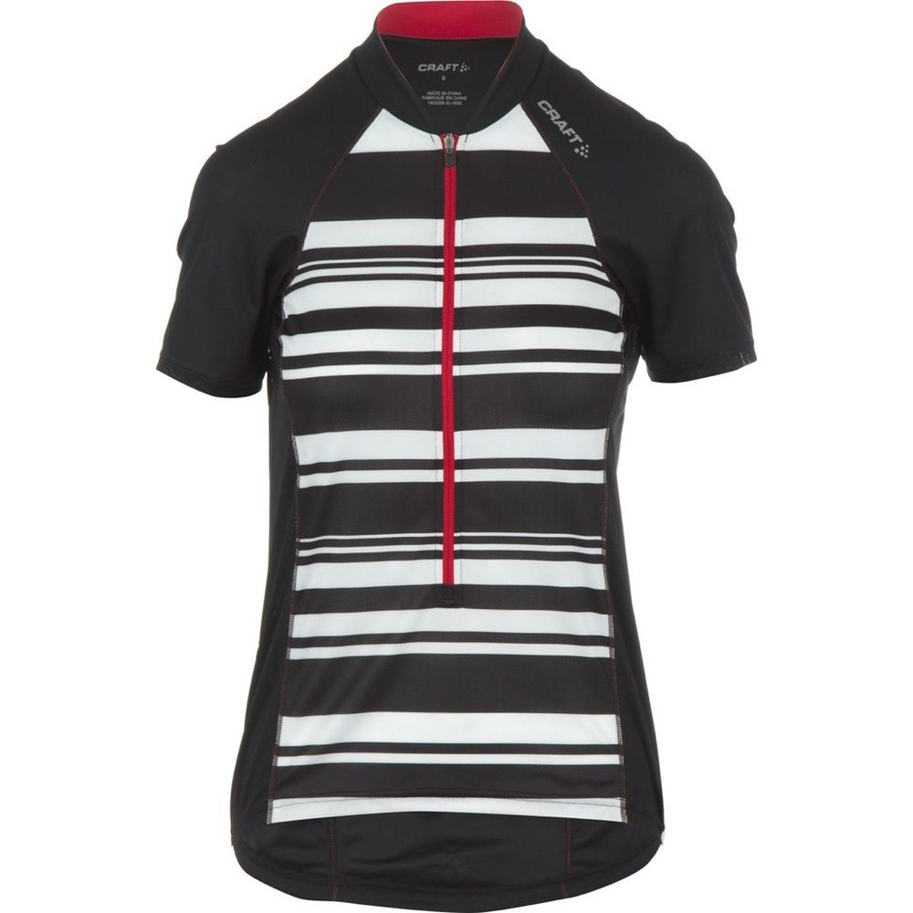 Craft Sportswear Craft Path Cycling Jersey - UPF 25+, Short Sleeve Size Large